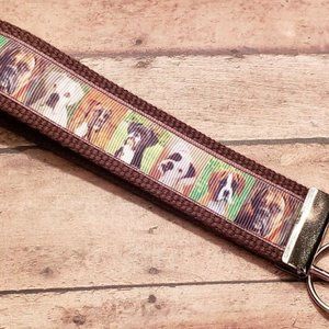 Boxer Dog Wrist Keyfob